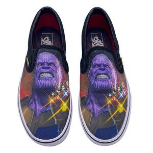 VANS x Marvel Avengers Classic Slip-On Infinity War Thanos Men's 8 Women's 9.5